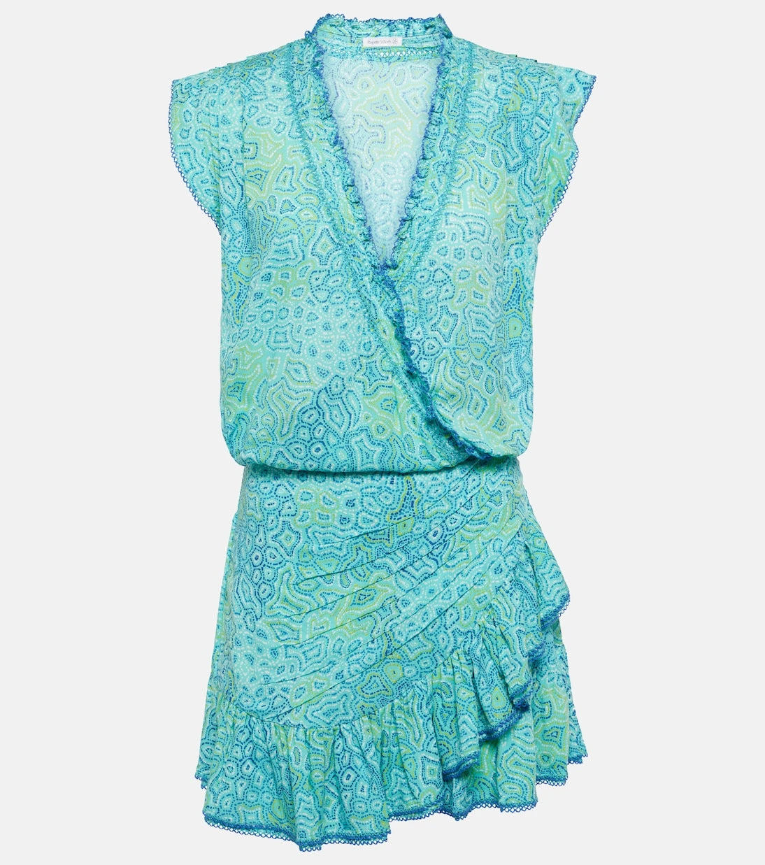 Poupette St Barth - Estelle printed ruffled minidress