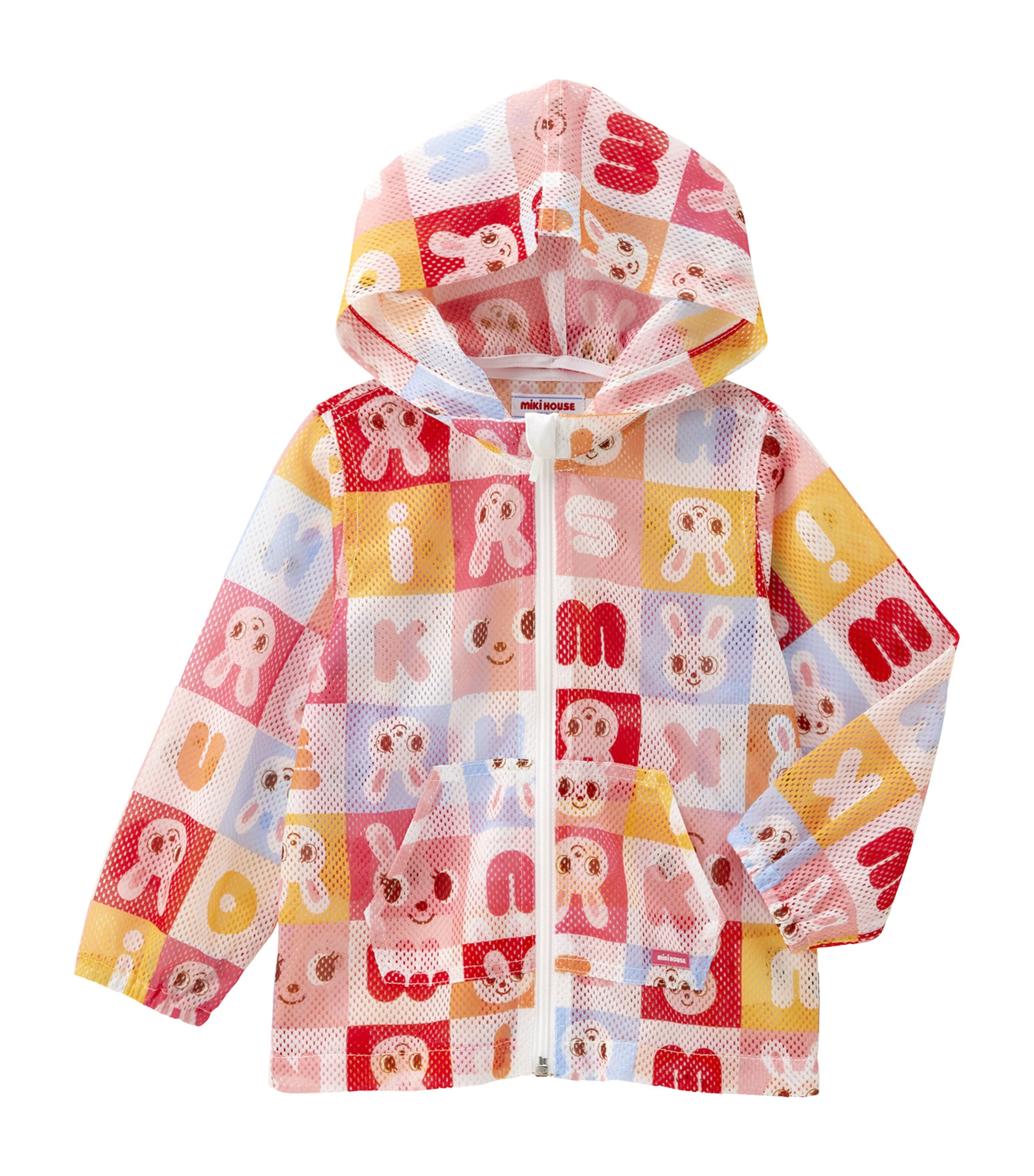 Miki House Mesh Bunny Print Jacket (2-5 Years)