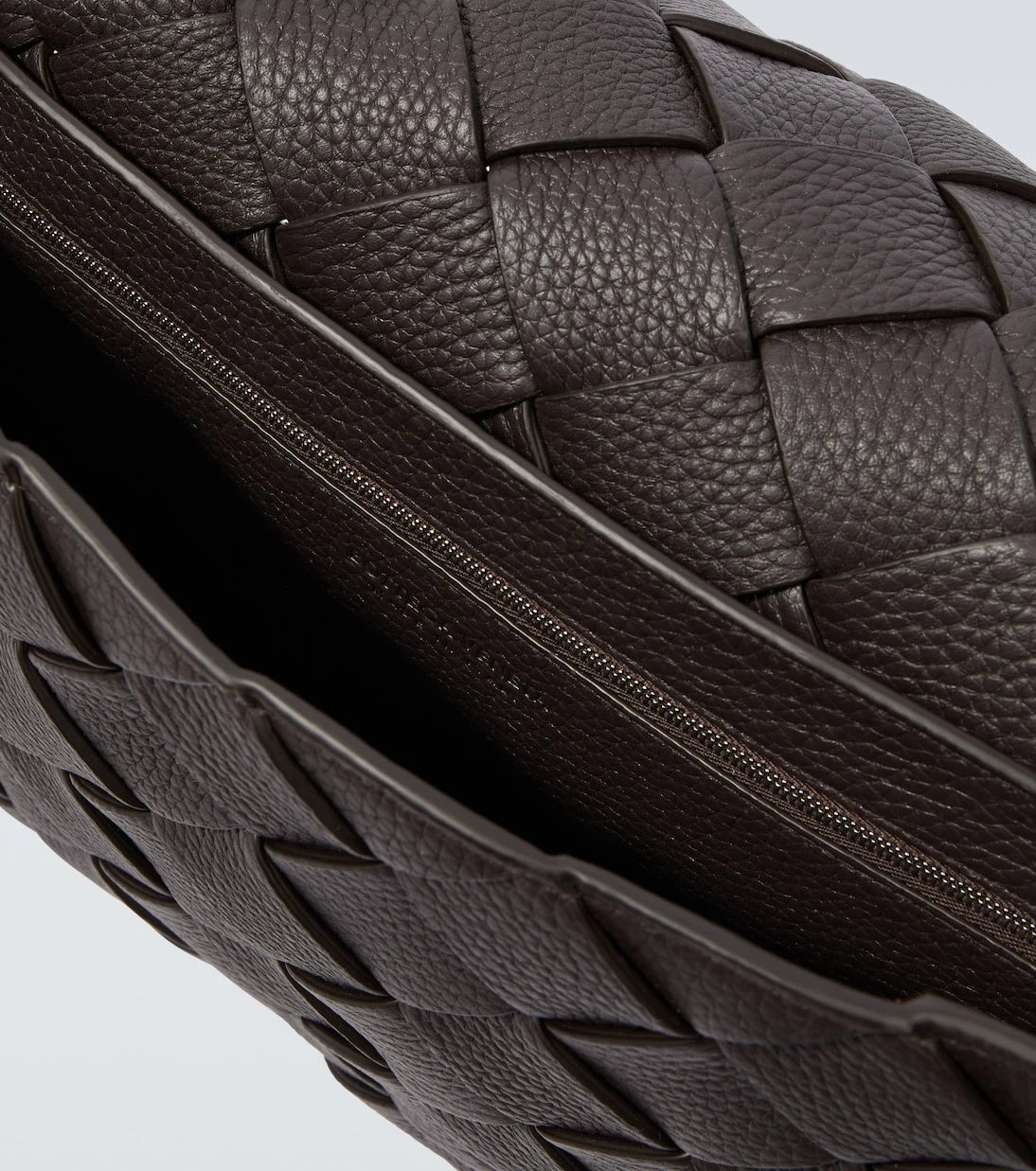 Bottega Veneta - Diago Büyük deri çapraz askılı çanta