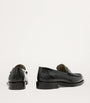 Leather Bloom Loafers