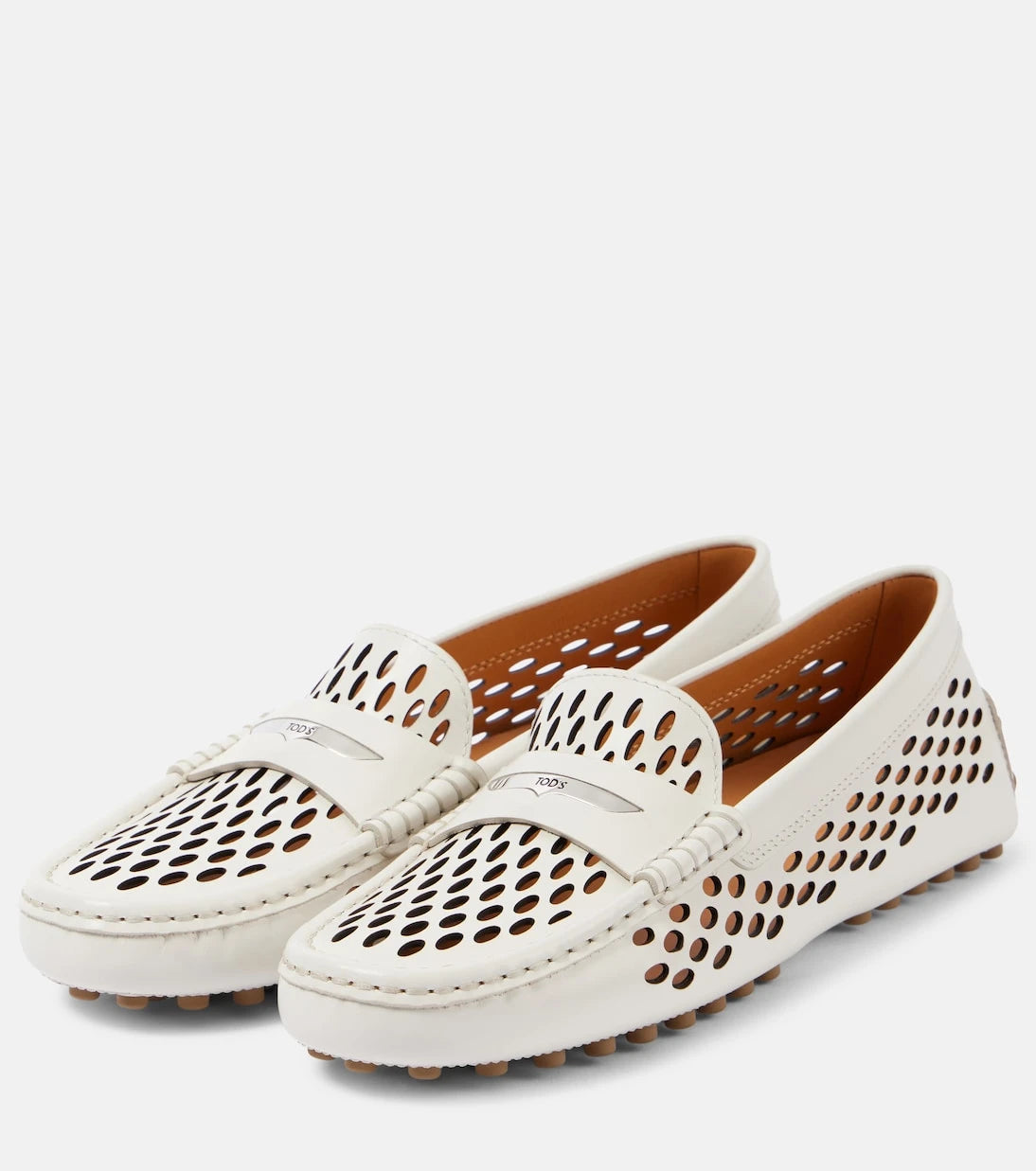 Tod's - Gommino cutout leather driving shoes