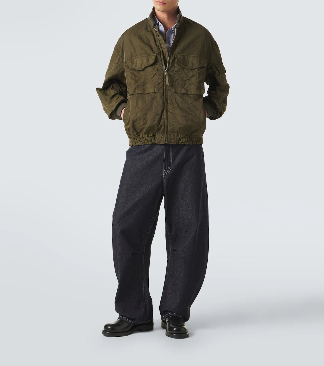 Comme des Garçons Homme - جاكيت بومبر بسحاب