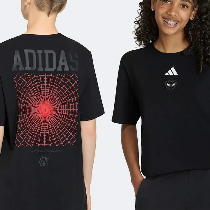 adidas тениска за деца от памук с еластан MARVEL SPIDER-MAN