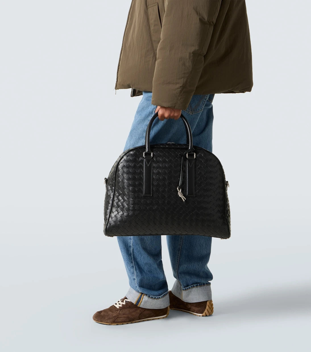 Bottega Veneta - Getaway Intrecciato leather duffel bag