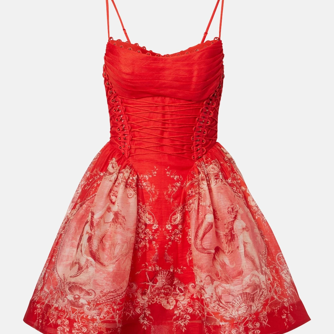 Zimmermann - Rebellion linen and silk minidress