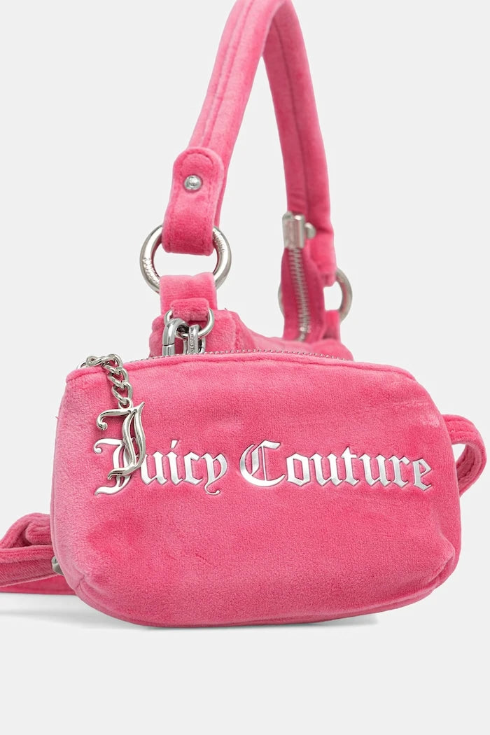 Juicy Couture kadın kadife crossbody çanta Kimberly