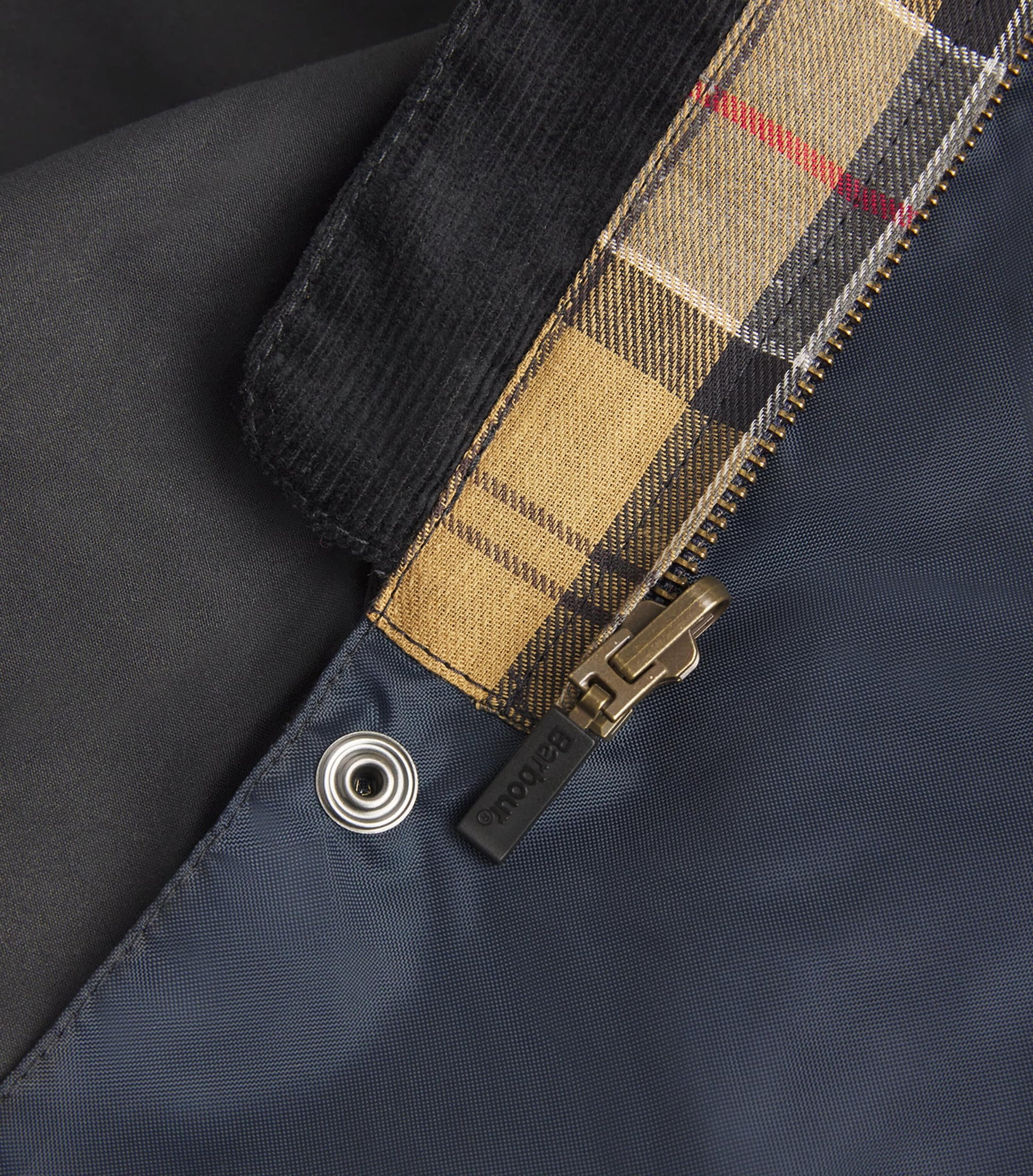 Barbour Navy Waxed Ashby Jacket