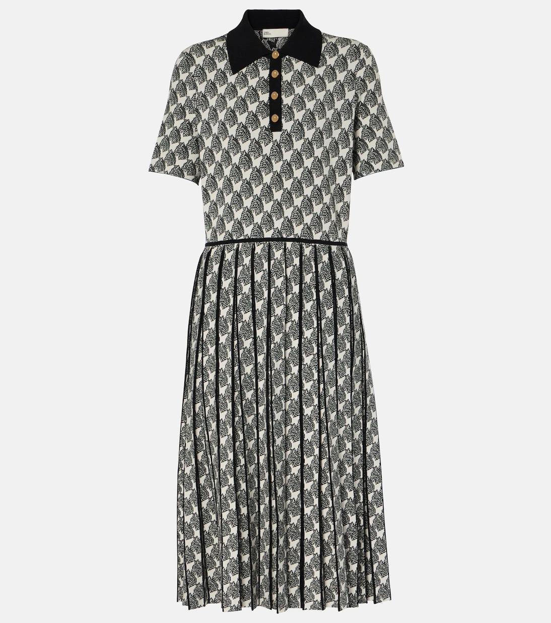 Tory Burch - Nalfred jacquard polo dress