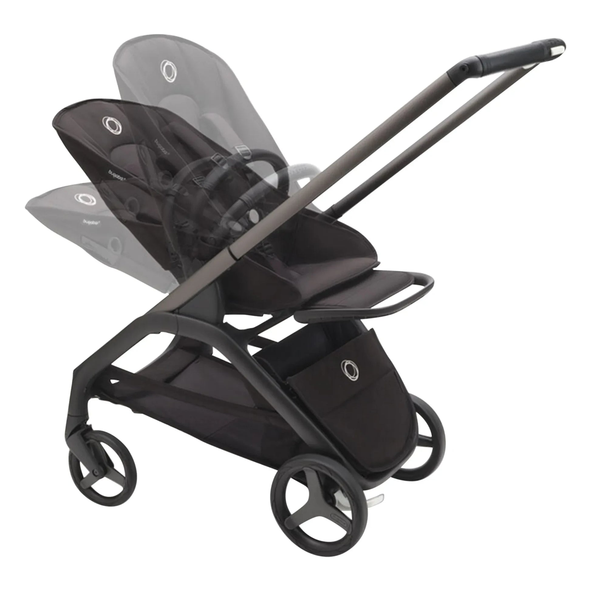 Bugaboo - Bugaboo Dragonfly City Stroller complete chassis black | Forest Green