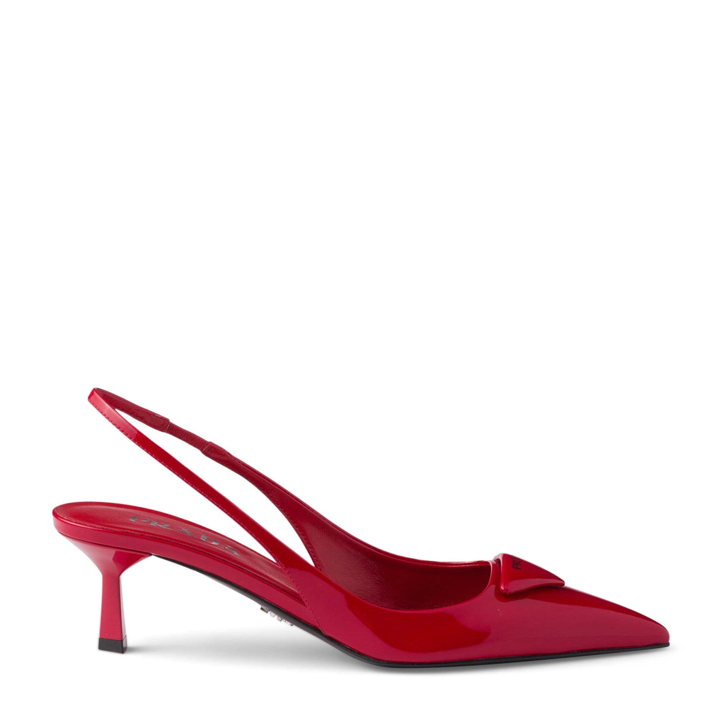 Prada Patent Leather Slingback Pumps 55
