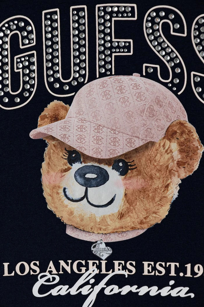 Guess Çocuklar için pamuklu elastanlı tişört