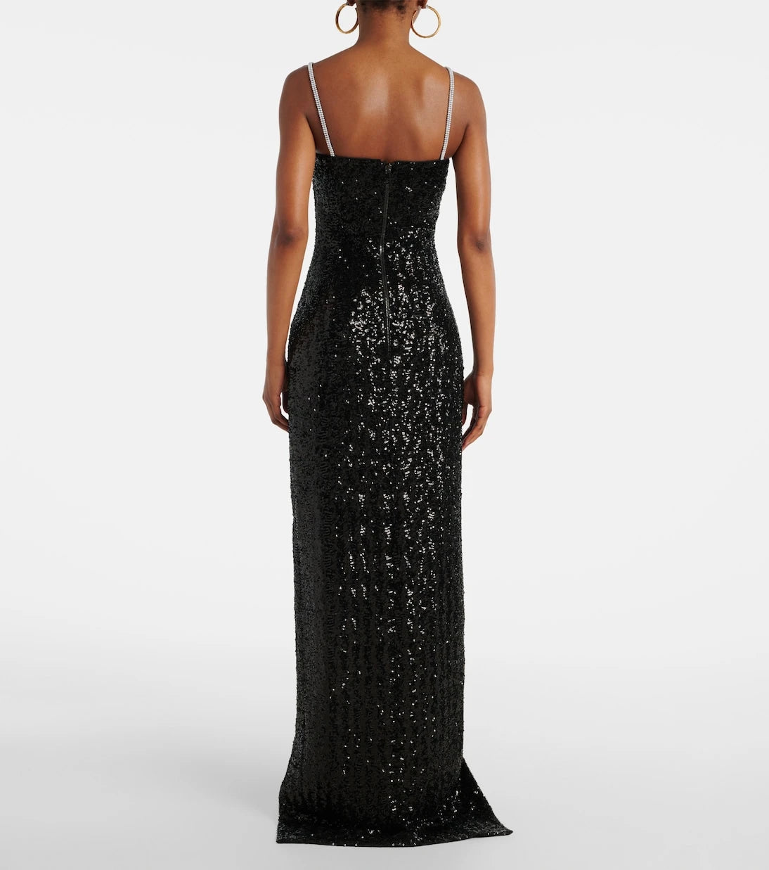 Balmain - Embellished crepe gown