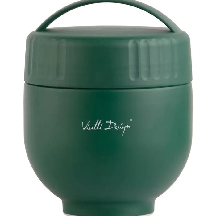 Термос с контейнер и лъжица Vialli Design Fuori 680 ml
