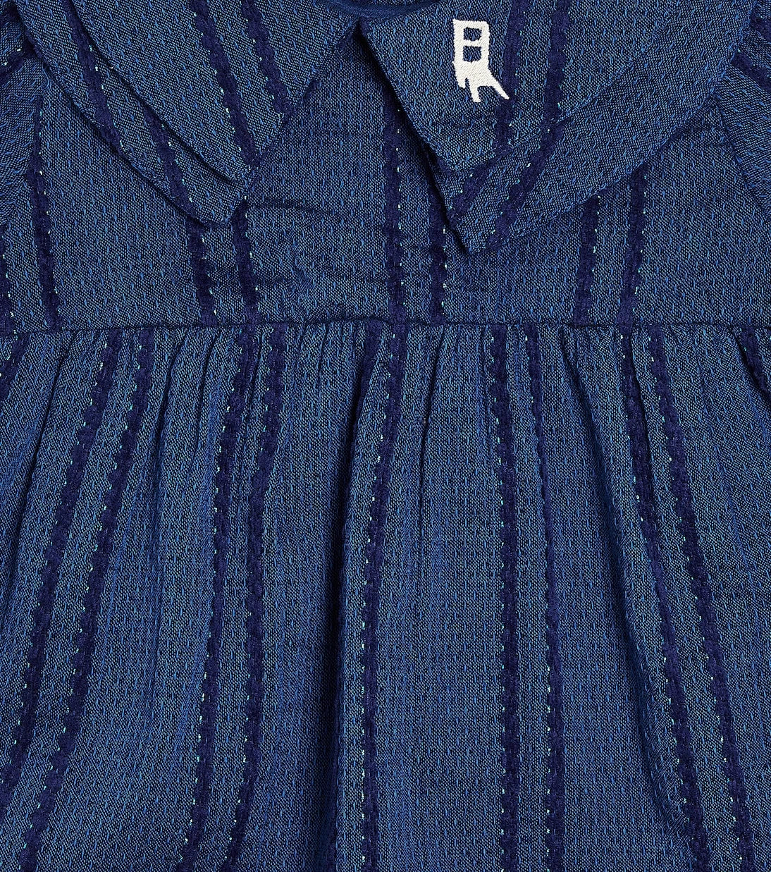 Bobo Choses - Baby lurex striped cotton dress