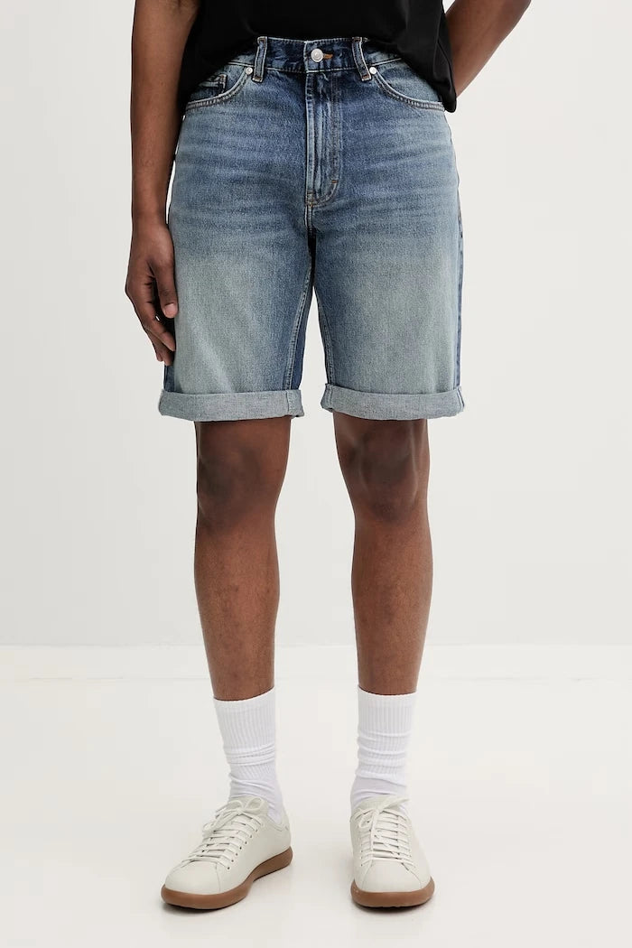 HUGO erkek denim kısa pantolon HUGO 838/S