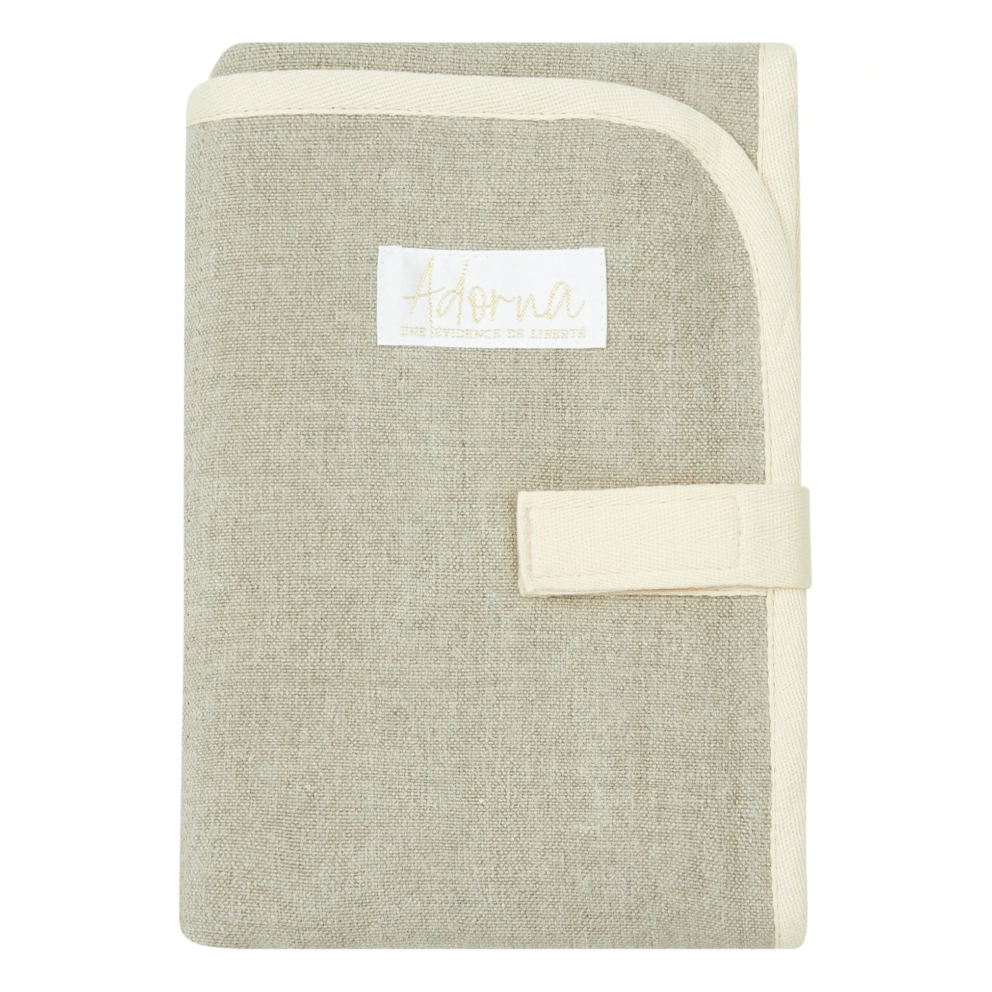 Adorna - Olivia Linen Travel Changing Mat