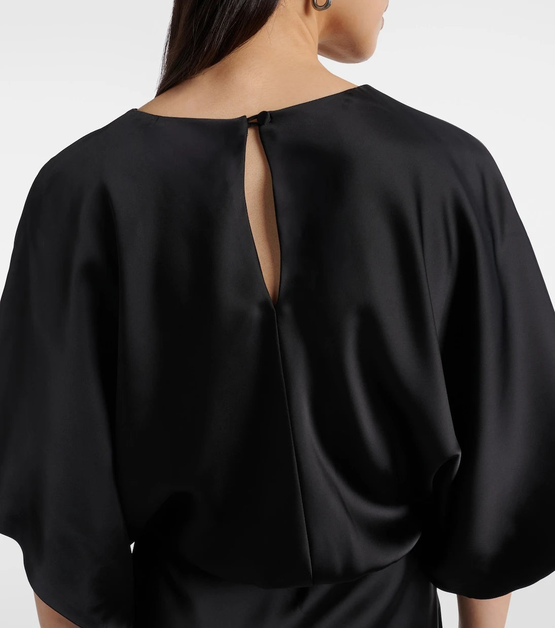 Norma Kamali - Obie draped satin gown