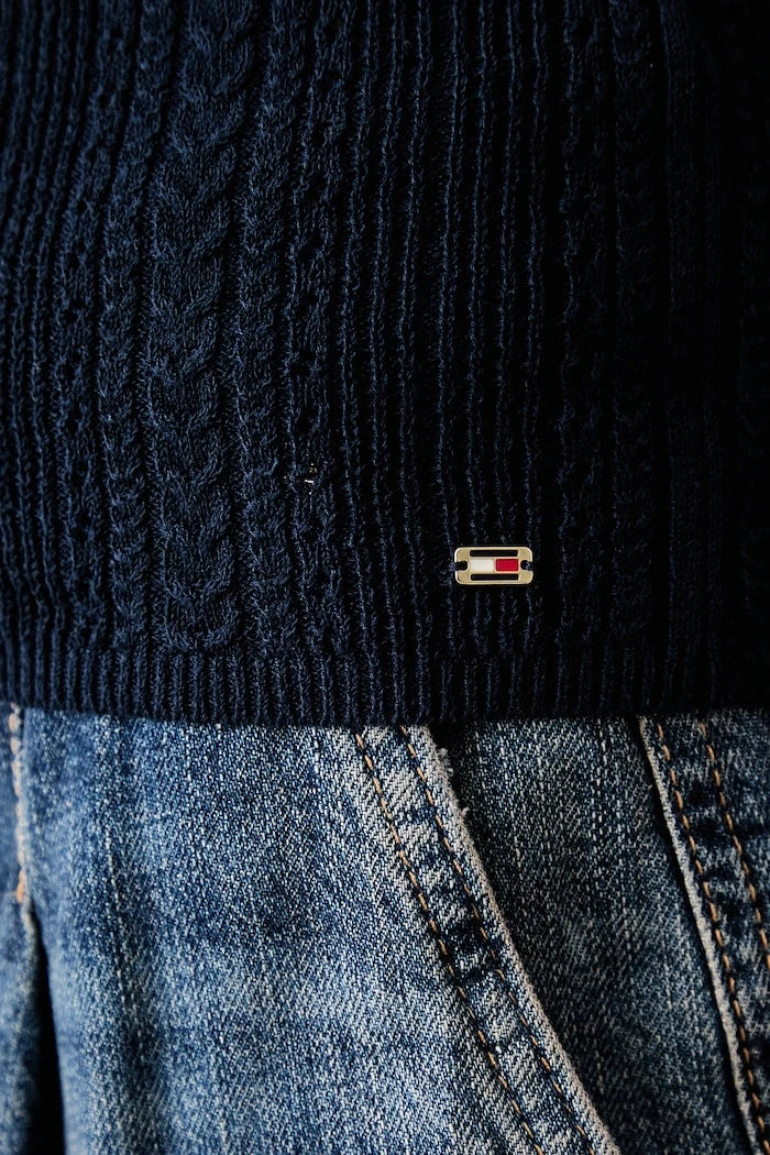 Tommy Hilfiger pamuklu kadın üst