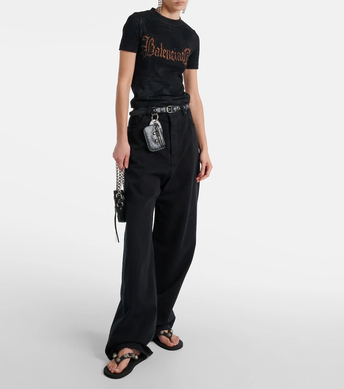 Balenciaga - صندل ثونغ كاغول مزين