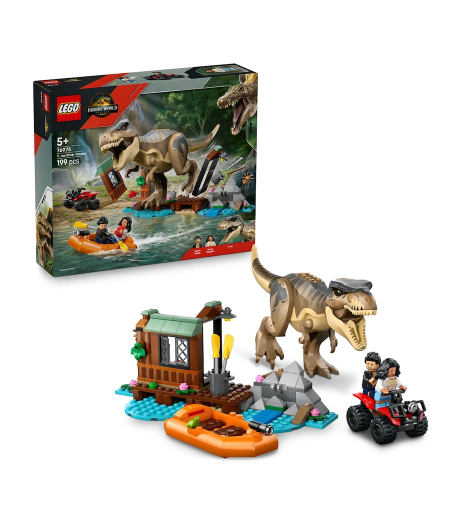 Jurassic World T. rex River Escape 76975