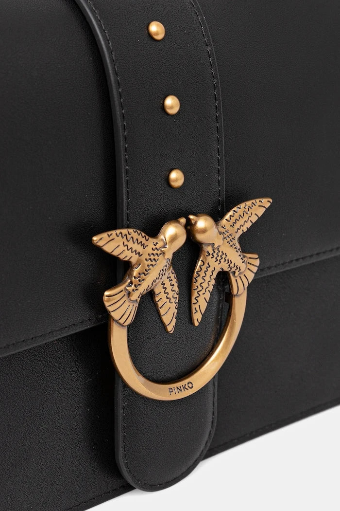 Pinko чанта crossbody дамска от кожа