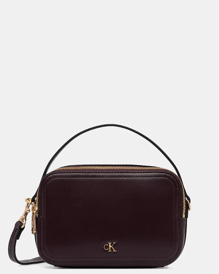 Calvin Klein чанта crossbody дамска от имитация на кожа
