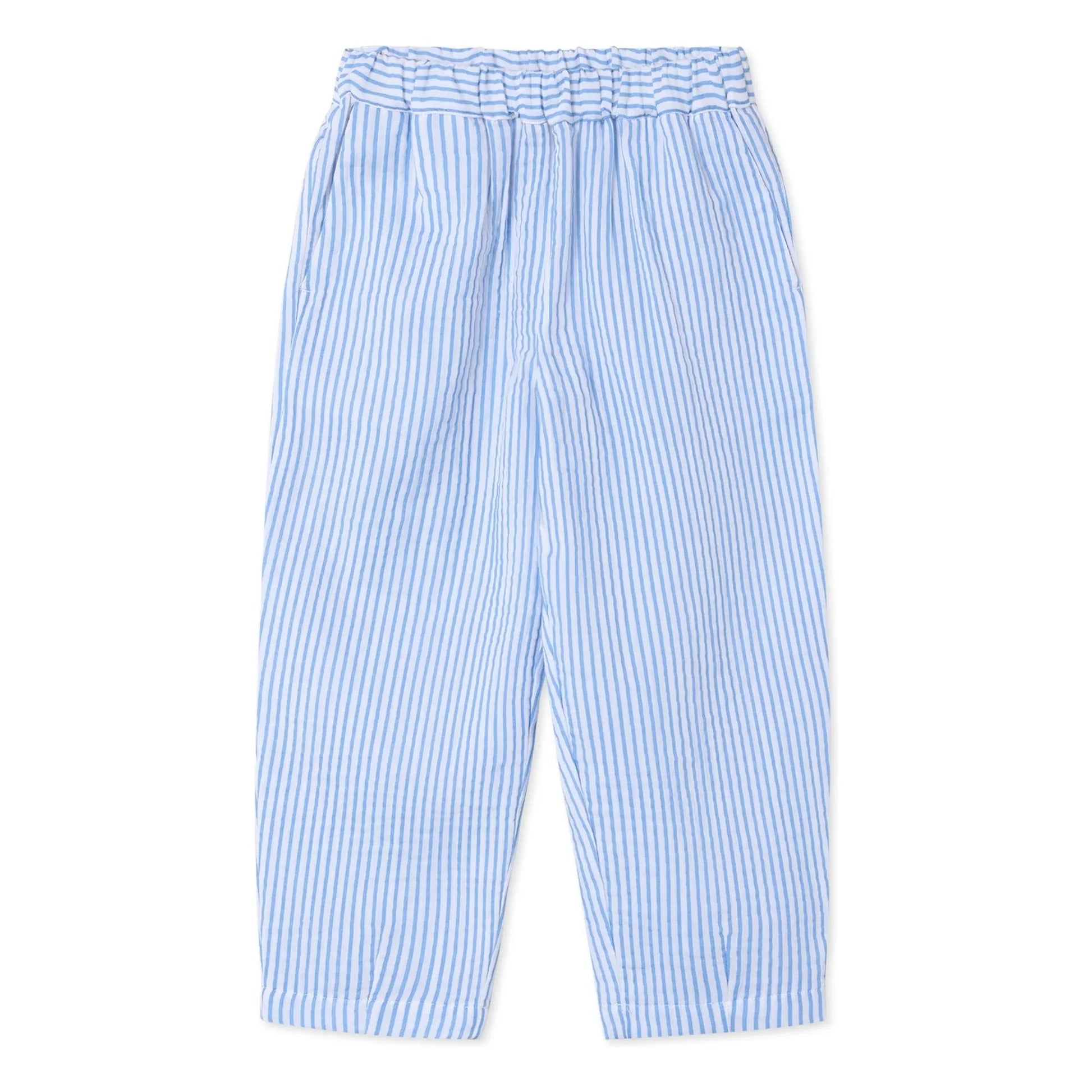 Fliink - Striped Cha Cha Pants | Light blue