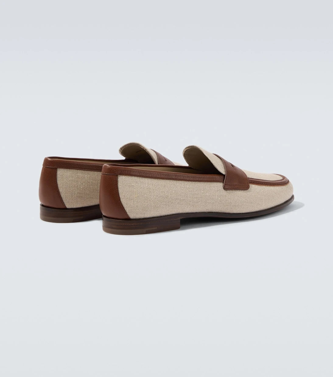Church's - Leather-trimmed loafers