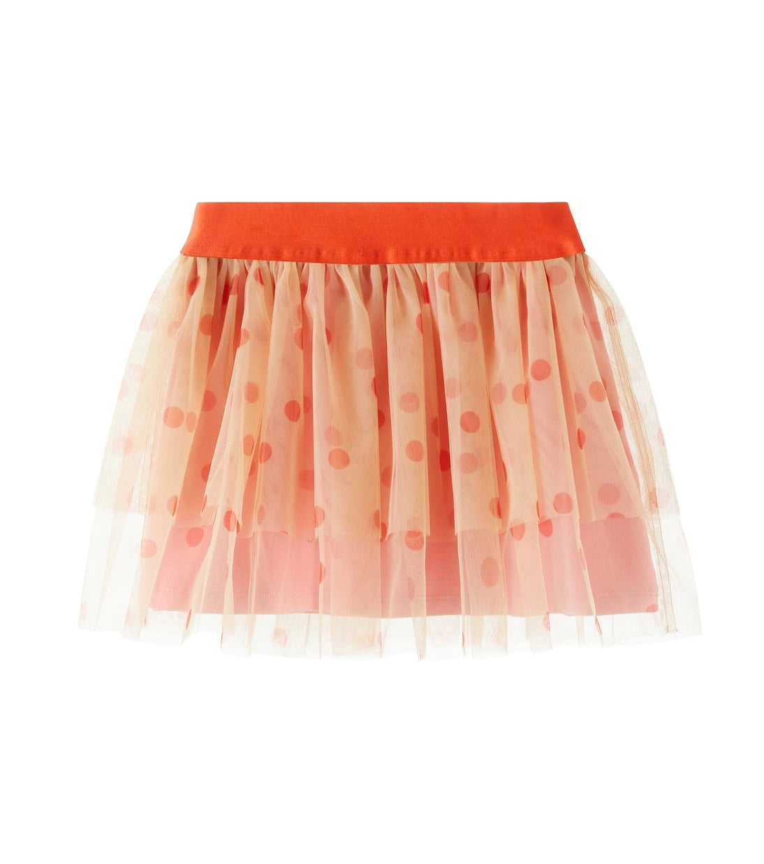 Mini Rodini - Polka-dot tulle and cotton-blend skirt