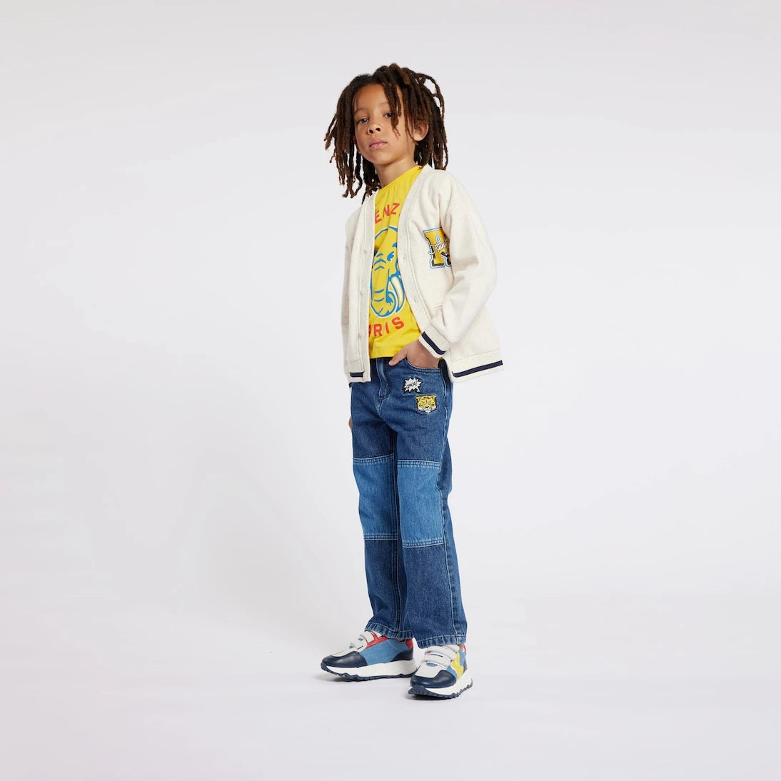 Kenzo Kids - Embroidered jeans