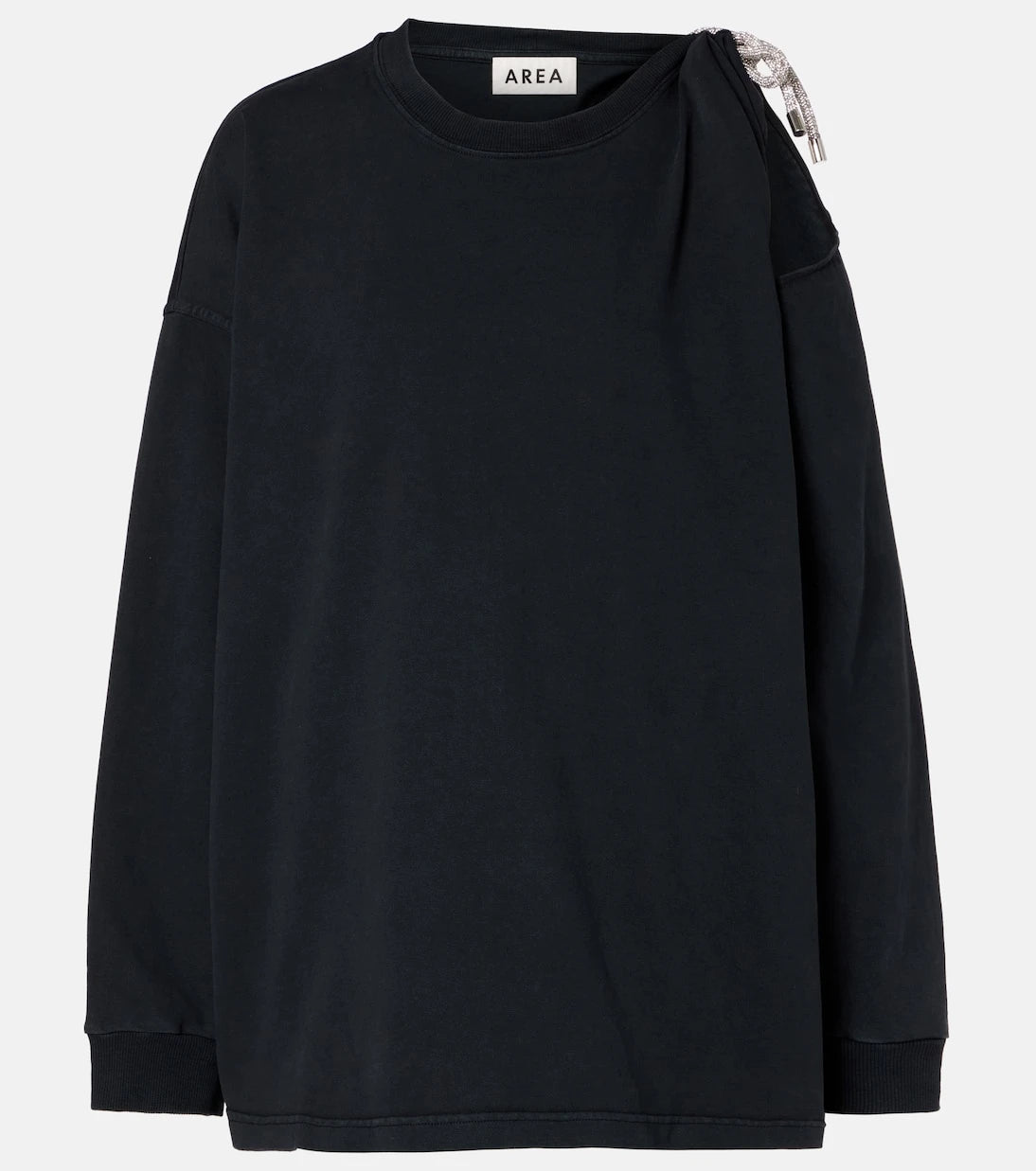 Area - Embellished cotton jersey T-shirt