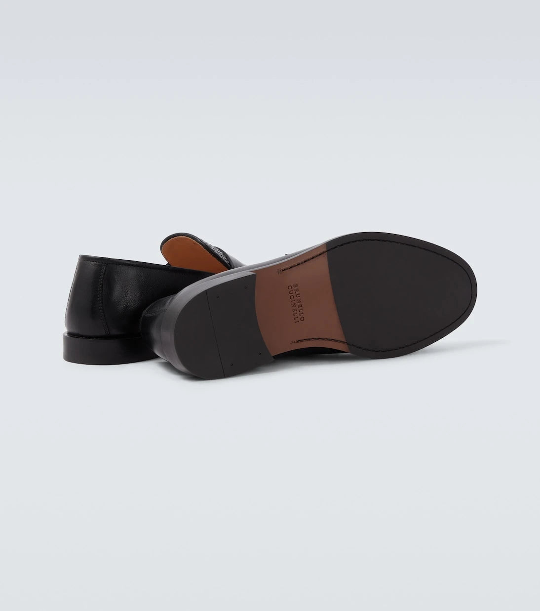 Brunello Cucinelli - Woven leather penny loafers