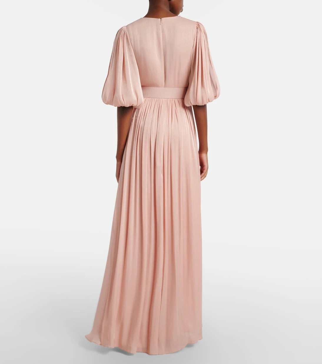 Costarellos - Brennie iridescent georgette gown