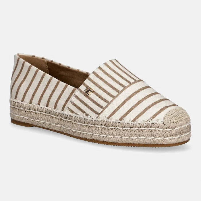 Tommy Hilfiger еспадрили дамски TH PLATFORM ESPADRILLE STRIPES