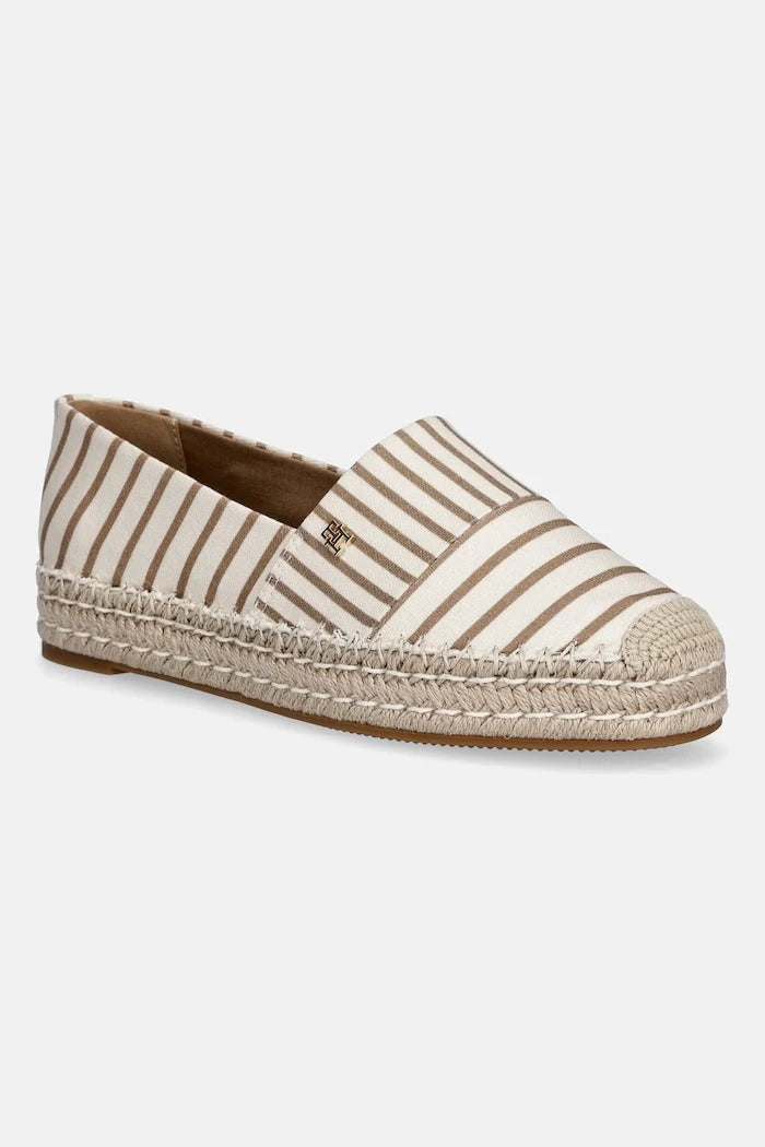 Tommy Hilfiger еспадрили дамски TH PLATFORM ESPADRILLE STRIPES