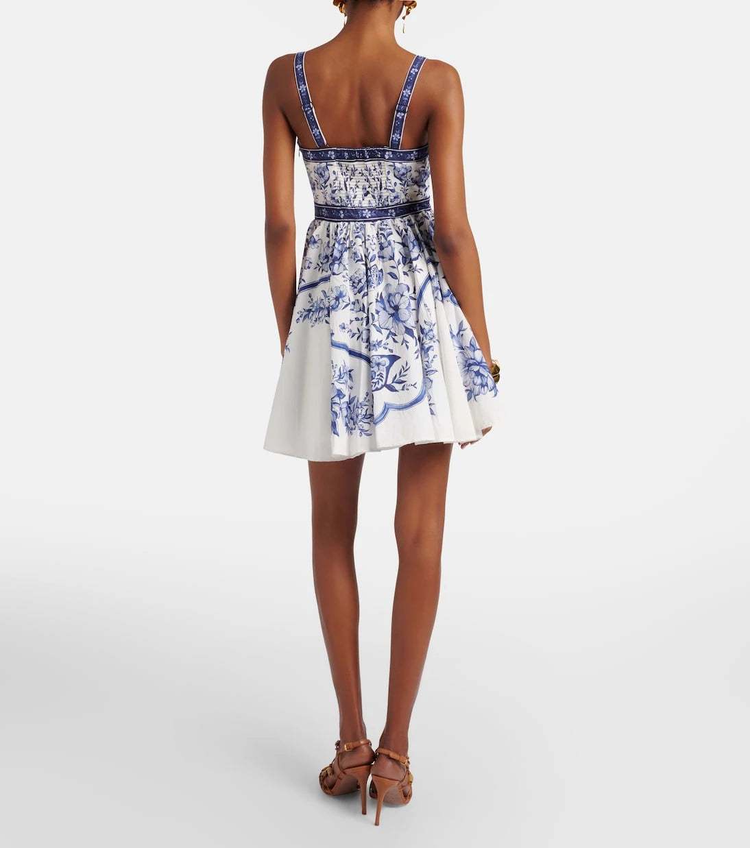 Farm Rio - Floral cotton minidress