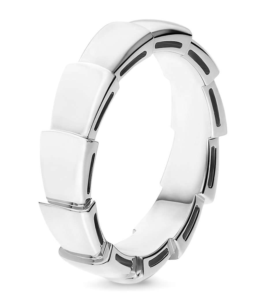 Bvlgari White Gold Serpenti Viper Wedding Band