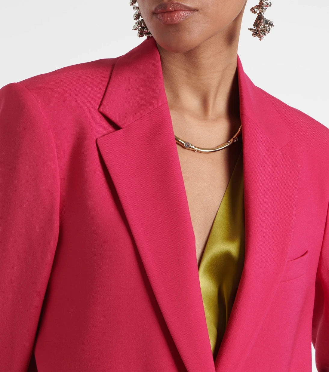 Dries Van Noten - Oversized wool and mohair blazer