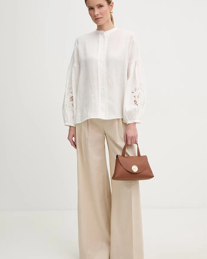 Weekend Max Mara риза дамска от лен ESTRO