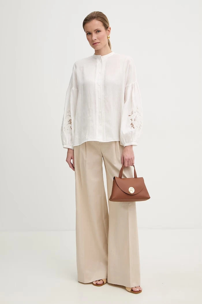 Weekend Max Mara риза дамска от лен ESTRO