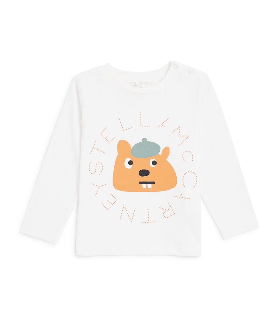 Stella McCartney Kids Long-Sleeve Squirrel T-Shirt (3-36 Months)