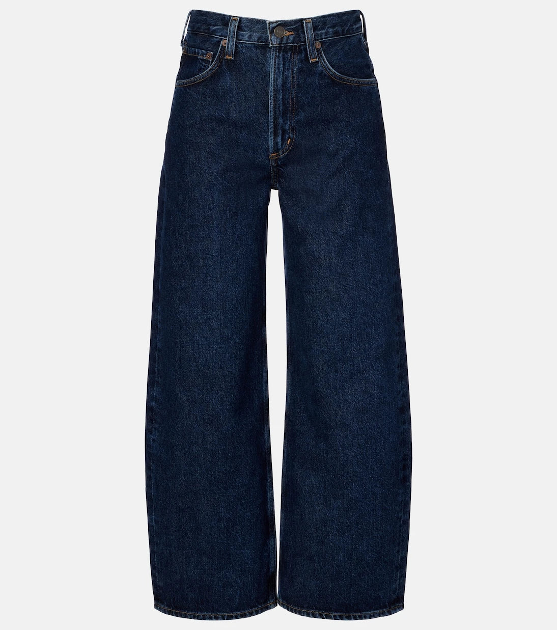 Agolde - Low Curve cropped mid-rise barrel-leg jeans