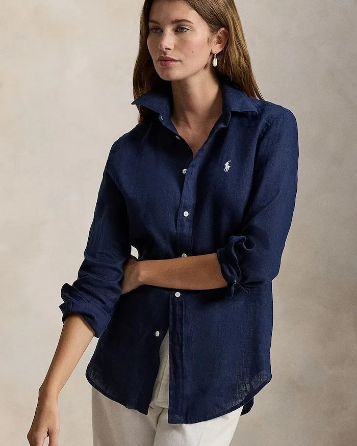 Polo Ralph Lauren Kadın Keten Gömlek