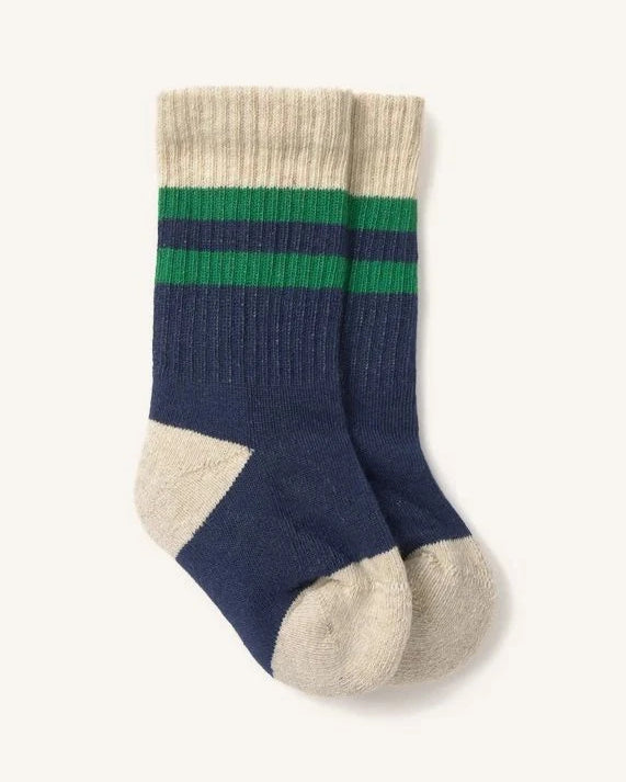Cozmo - Colorblock socks | Navy blue