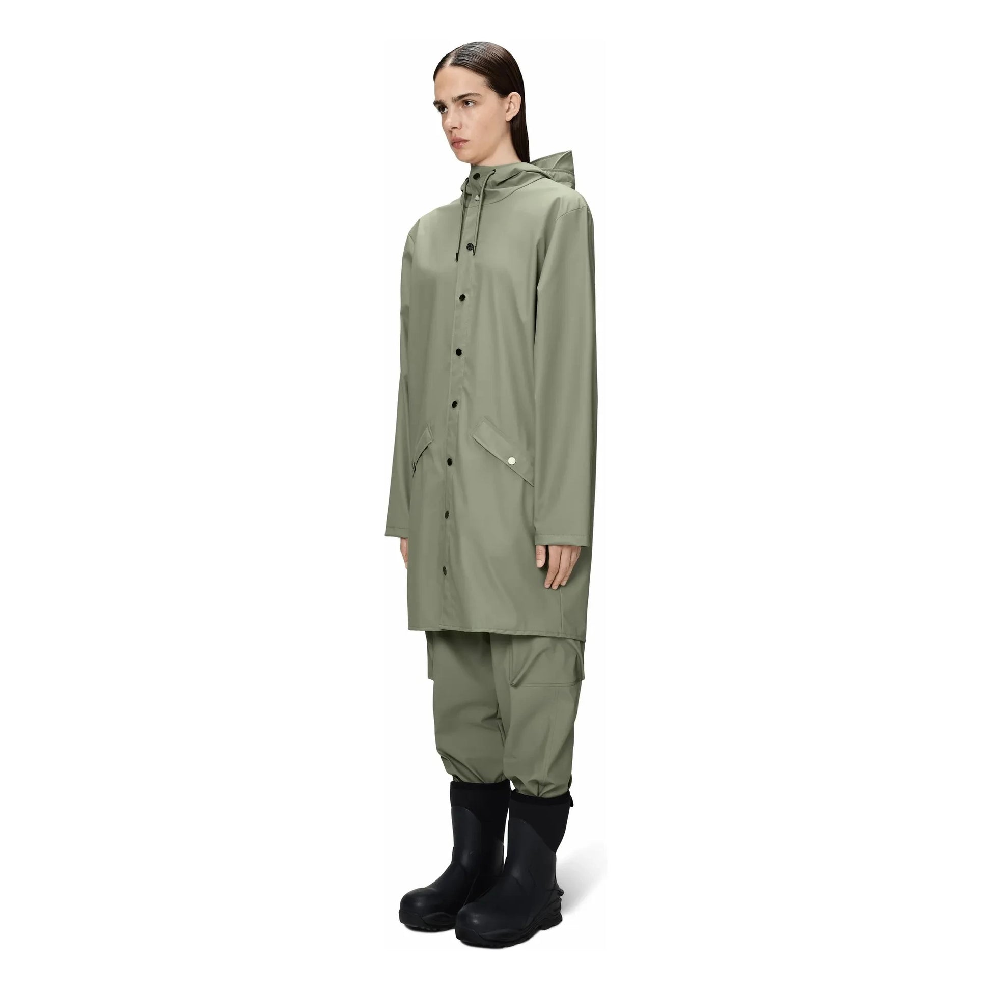 Rains - Long Jacket W3 | Light khaki
