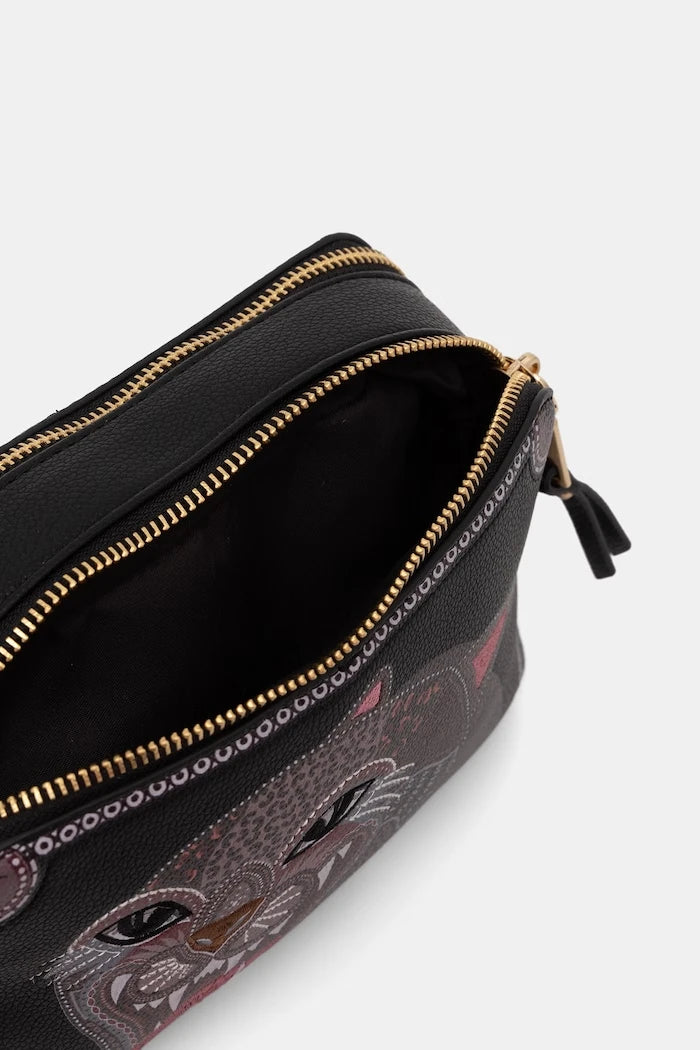 Medicine suni deri crossbody kadın çantası