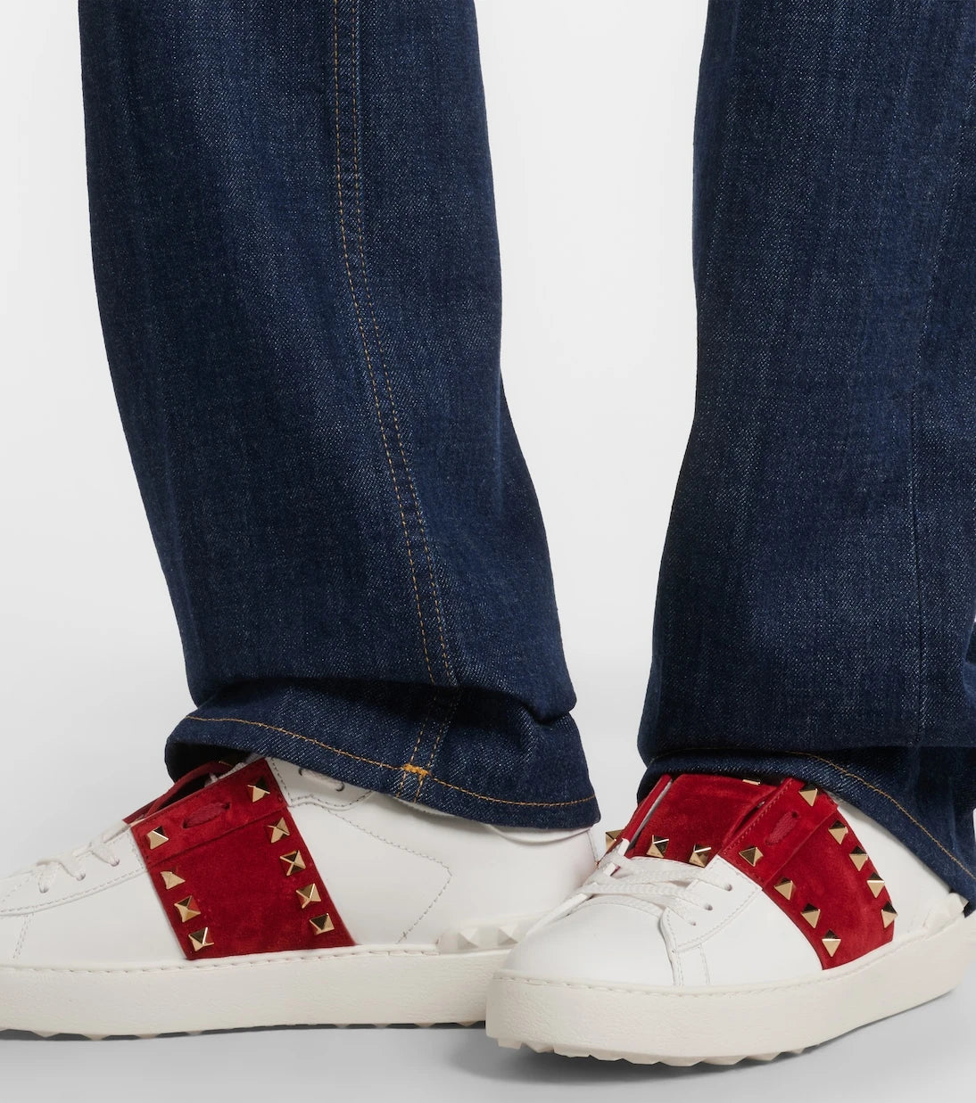 Valentino Garavani - Rockstud Untitled leather sneakers
