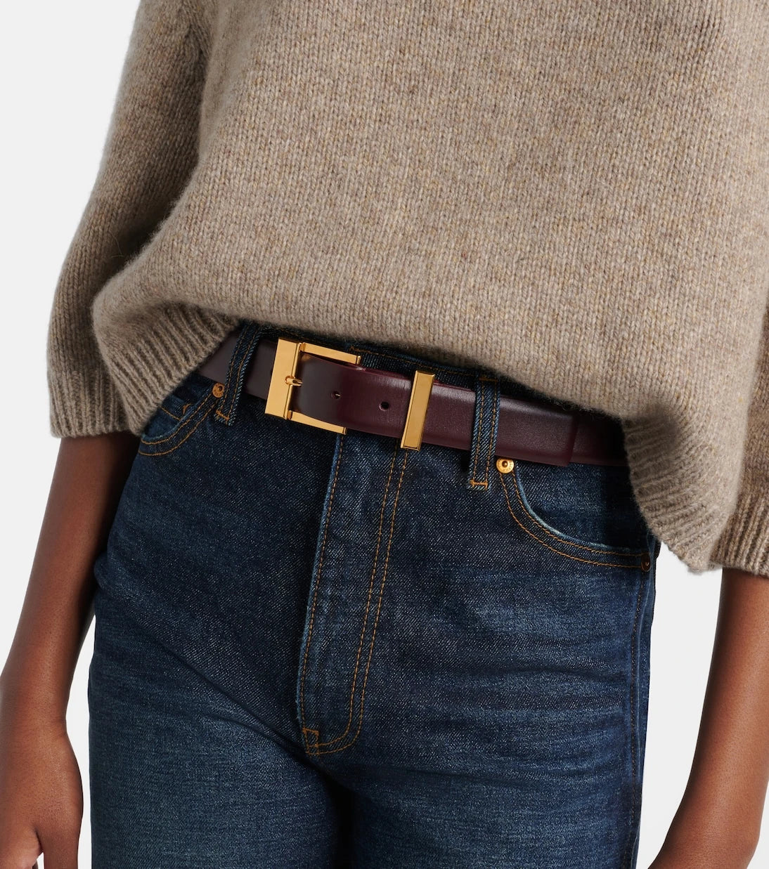 Khaite - Manhattan leather belt
