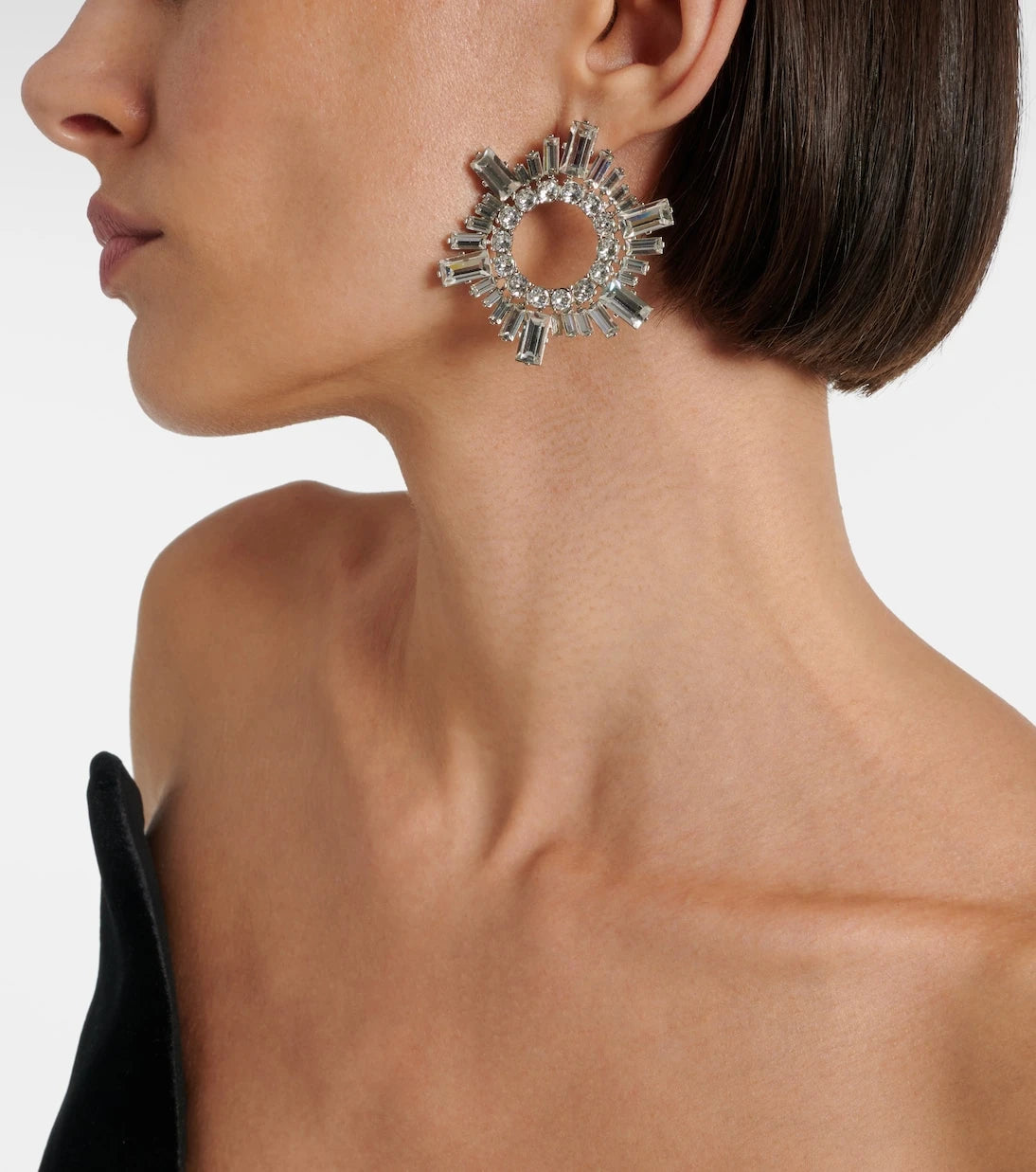 Amina Muaddi - Begum Mini embellished earrings