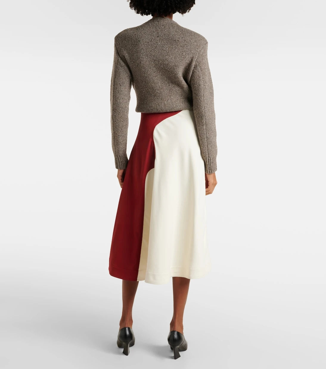 Bottega Veneta - Intrecciato midi skirt